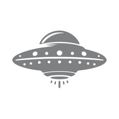 Silhouette of UFO

