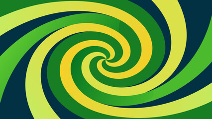 Vibrant Spiral Lines Lime Dark Green