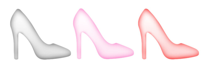  Transparent Background high-heel shoes – Minimal Style