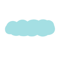 Cloud speech bubble