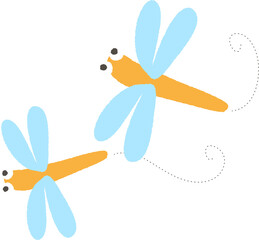 날아가는 가을 잠자리