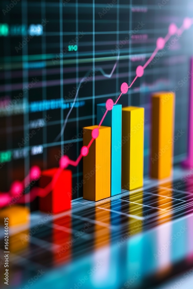 Poster exploring the impact of data analytics on business growth and strategic decision-making processes