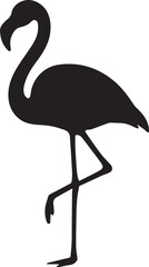 Obraz premium Elegant flamingo illustration in vibrant colors