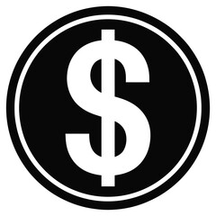 Obraz premium dollar sign icon