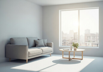 Obraz premium modern living room with sofa