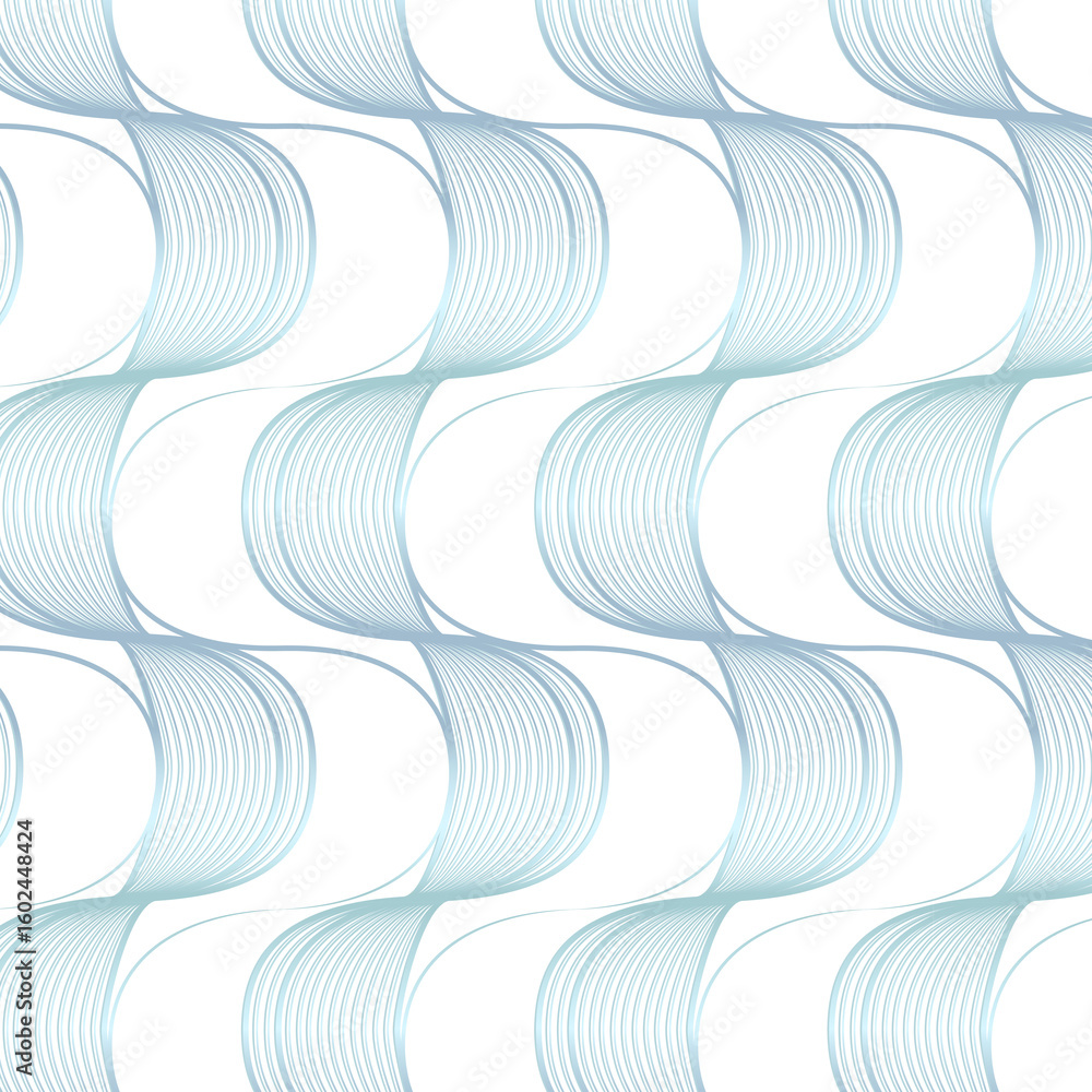 Poster shiny blue wave abstract patterned background design element