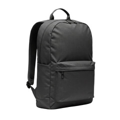 Fototapeta premium Grey backpack with minimalist design and spacious pockets 