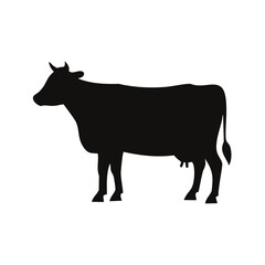 Silhouette of cow


