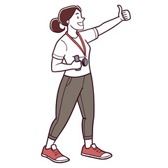 girl with baseball bat