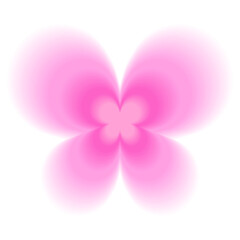 PNG Pink abstract butterfly illustration on transparent background
