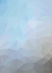 Blue geometric patterned background vector