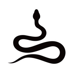 Silhouette of serpent

