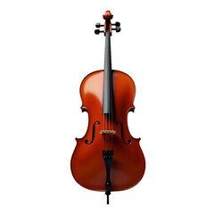 Fototapeta premium Cello isolated on a white empty plain background