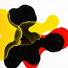 red and yellow paint