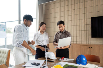 Sustainability Teamwork: Group Engaged in Renewable Energy Project