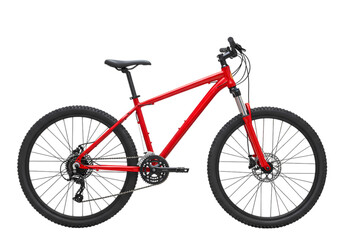 Red Mountain Bike A Detailed View