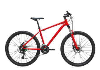 Red Mountain Bike A Detailed View
