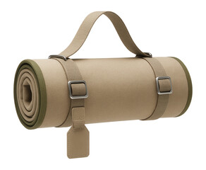 Canvas picnic blanket holder with adjustable strap for park outings