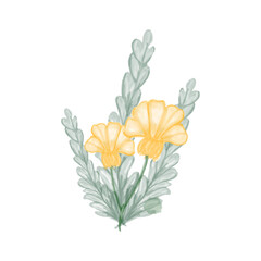 Hand-drawn Botanical Branches Vector – Minimalist Floral Line Art Elements