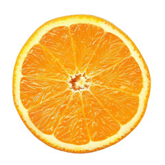 Close-up citrus fruit slice