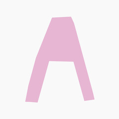 A letter, paper English alphabet