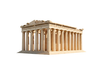 Obraz premium Architectural Remains A 3D Render of the Erechtheion