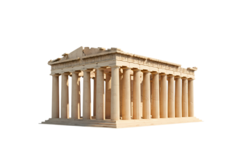 Architectural Remains A 3D Render of the Erechtheion