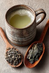 Herbal Tea Ritual Flat Lay