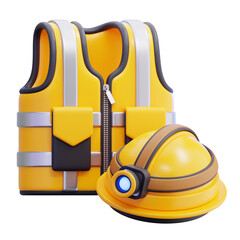 Construction Worker Safety Gear Set