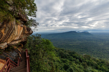 Beautiful landscape in the morning ,Pha Mor E Daeng ,Kantharalak,Sisaket,Thailand © rbk365