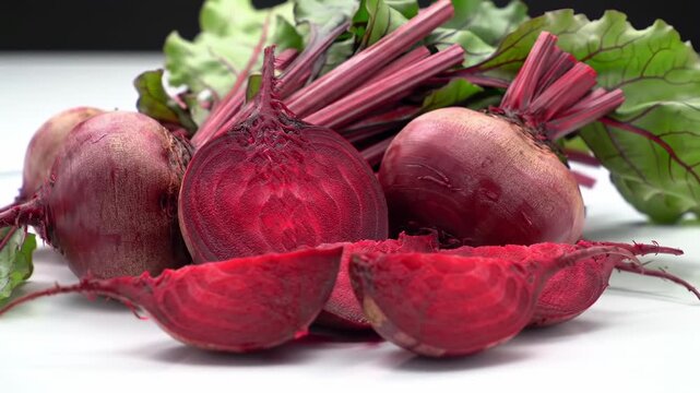 Close-up of fresh beets