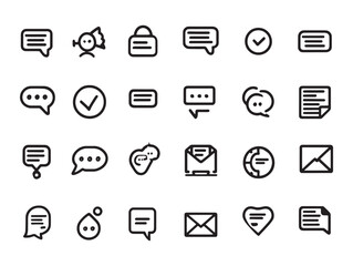 Speech Bubble Text Minimalist Art
