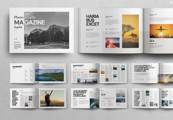 Photography Magazine Book Template
