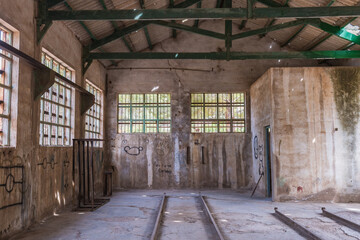 Old mines of Portmán (Cartagena, Spain)