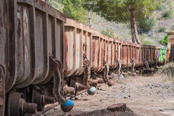 Old mines of Portmán (Cartagena, Spain)