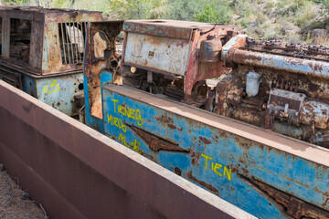 Old mines of Portmán (Cartagena, Spain)