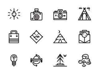 The Creative Nomad  Minimalist Travel-Themed Line Art