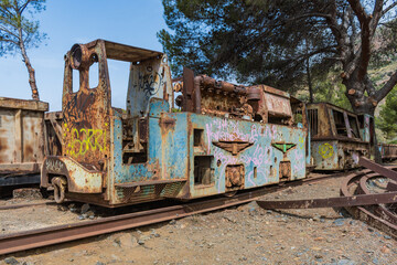 Old mines of Portmán (Cartagena, Spain)