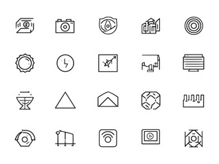 The Digital Pathway Minimal Design Outline Collection