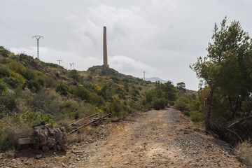 Old mines of Portmán (Cartagena, Spain)