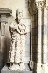 Statue of Saint John the Baptist at Catedral de Leon