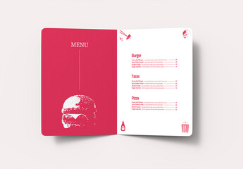 Fast Food Menu Mockup