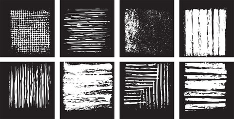 set of grunge texture, Vector illustration, Dust overlay, Detailed grunge stamps mockups with overlay texture for vintage, transparent background