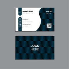 Modern Minimalist Business Card Design Template