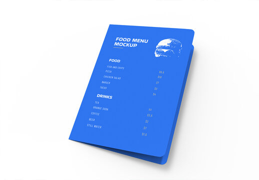 Modern Food Menu Mockup