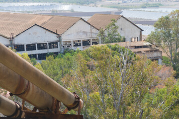 Old mines of Portmán (Cartagena, Spain)