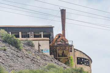 Old mines of Portmán (Cartagena, Spain)