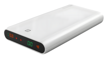 Portable Power Bank with Digital Display, High-Capacity External Battery Pack, Fast Charging USB-C Travel Charger for Mobile Devices.
