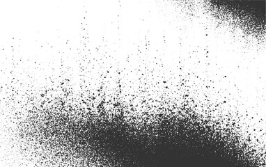 Obraz premium Dot work pattern, Vector abstract grunge overlay distress floor, black and white seamless transparent background,