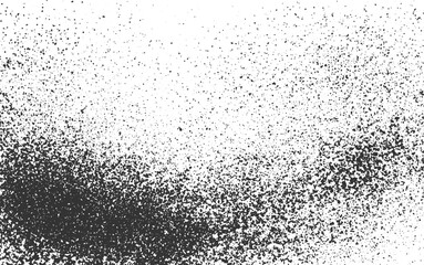 Noise gradient texture, dot halftone grunge grain dirty, Dot work pattern vector. Black noise stipple dots. Abstract noise dot noise, Dirty grain. Dotted halftone, transparent background.